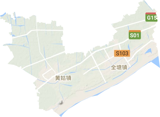 獨山港鎮地形圖