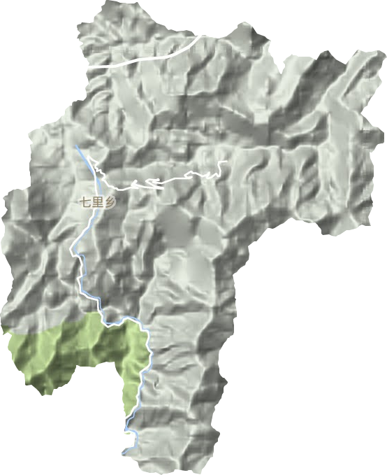 七里鄉地形圖