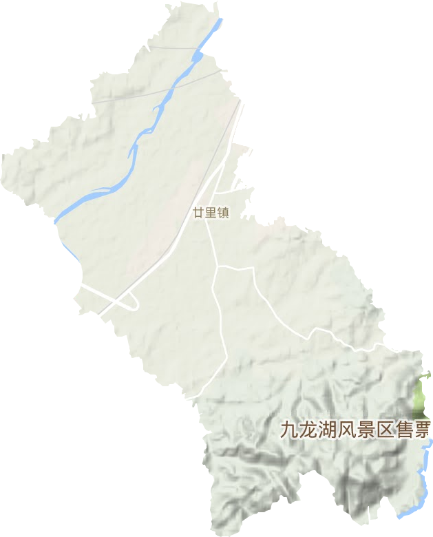 廿里鎮地形圖