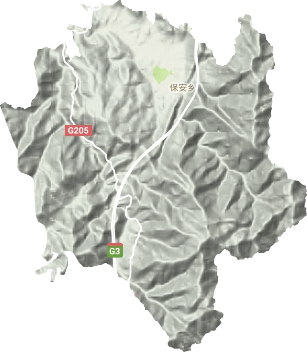 保安鄉地形圖