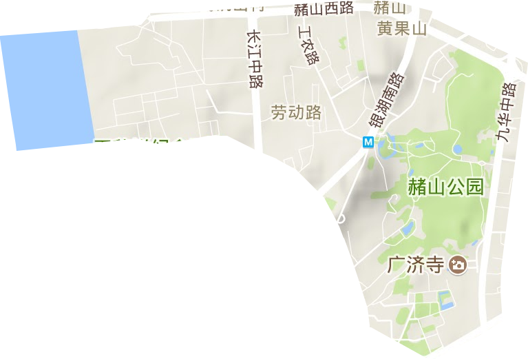 赭山公共服務中心地形圖