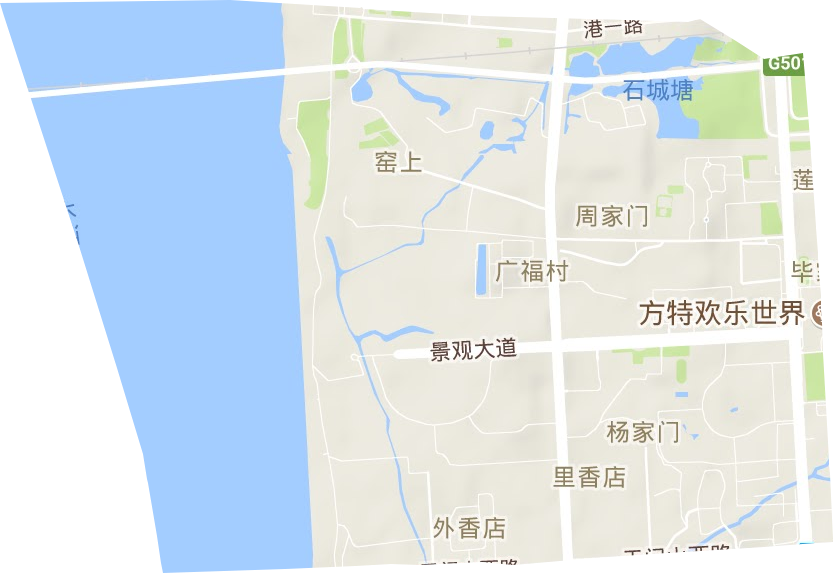 天門山公共服務中心地形圖