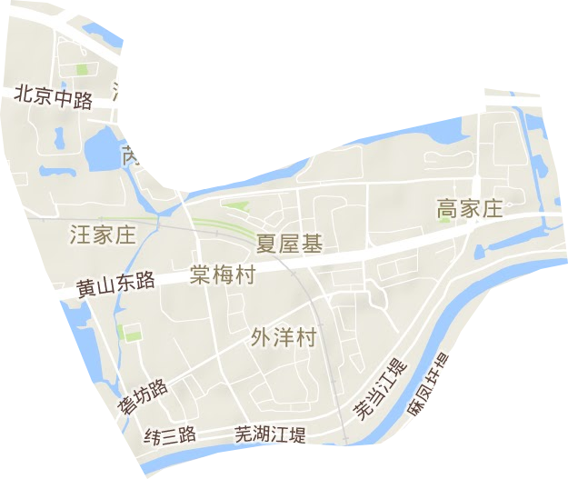 鏡湖新城公共服務中心地形圖