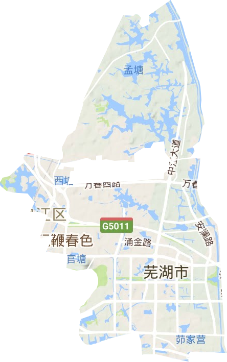 官陡街道地形圖