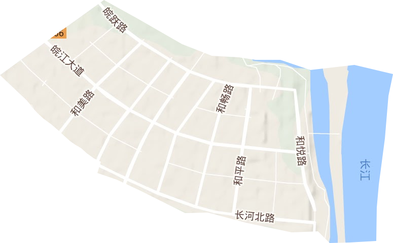 安徽省江北產業集中區地形圖