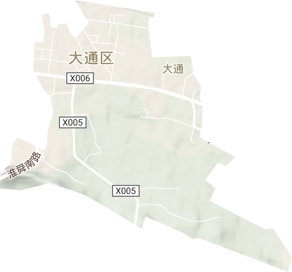 大通街道地形圖