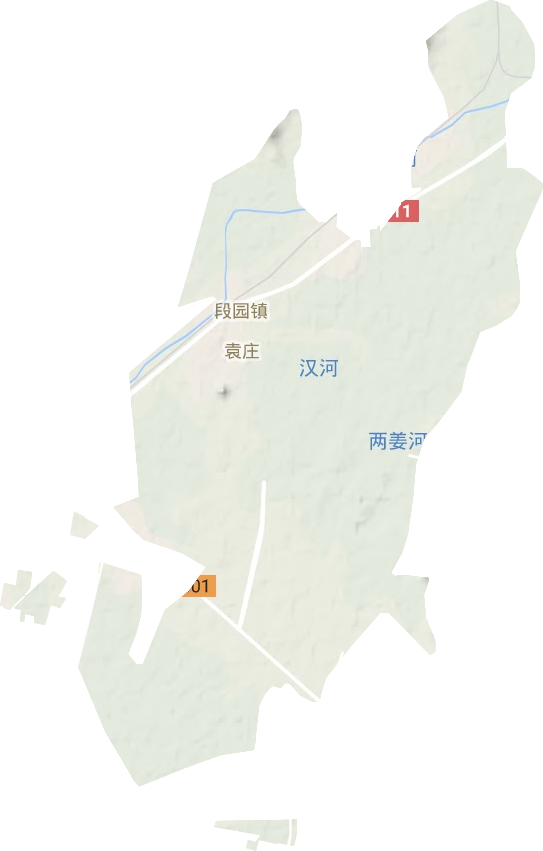 段圓鎮地形圖