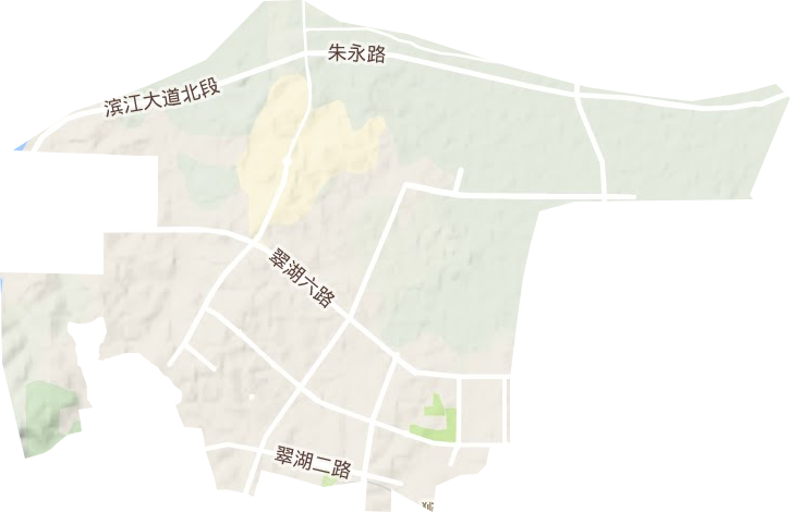 銅陵市經(jīng)濟(jì)開發(fā)區(qū)地形圖