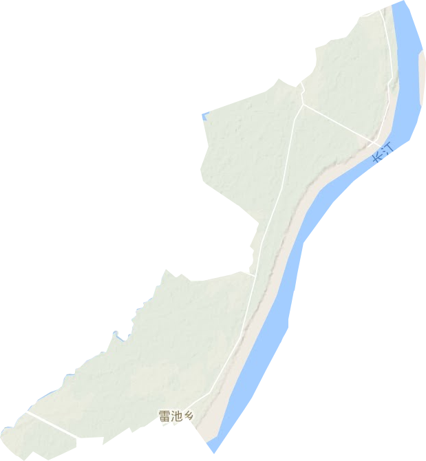 雷池鄉(xiāng)地形圖
