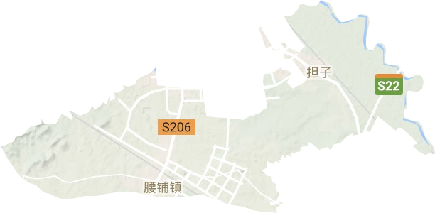 腰鋪鎮地形圖