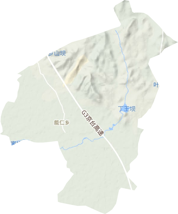 能仁鄉地形圖
