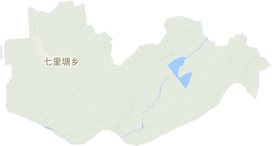 七里塘鄉地形圖