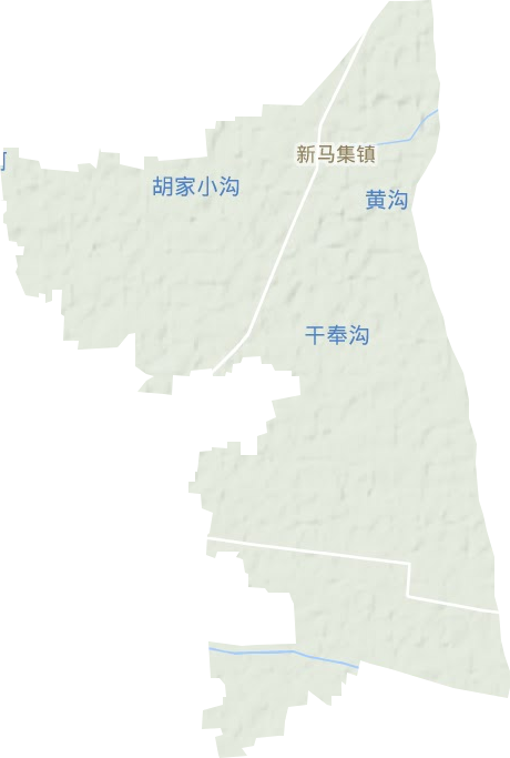 新馬集鎮(zhèn)地形圖