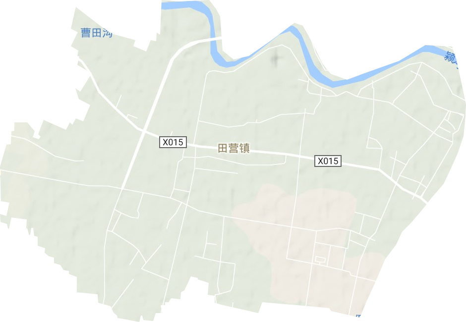 田營鎮地形圖