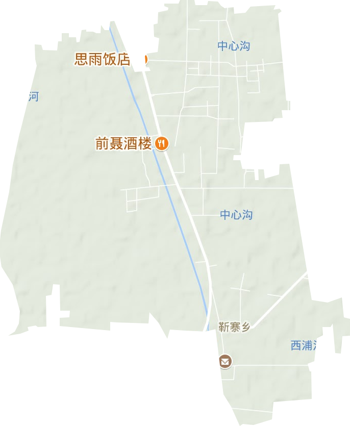 靳寨鄉地形圖