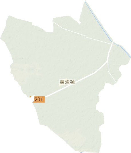 黃灣鎮(zhèn)地形圖
