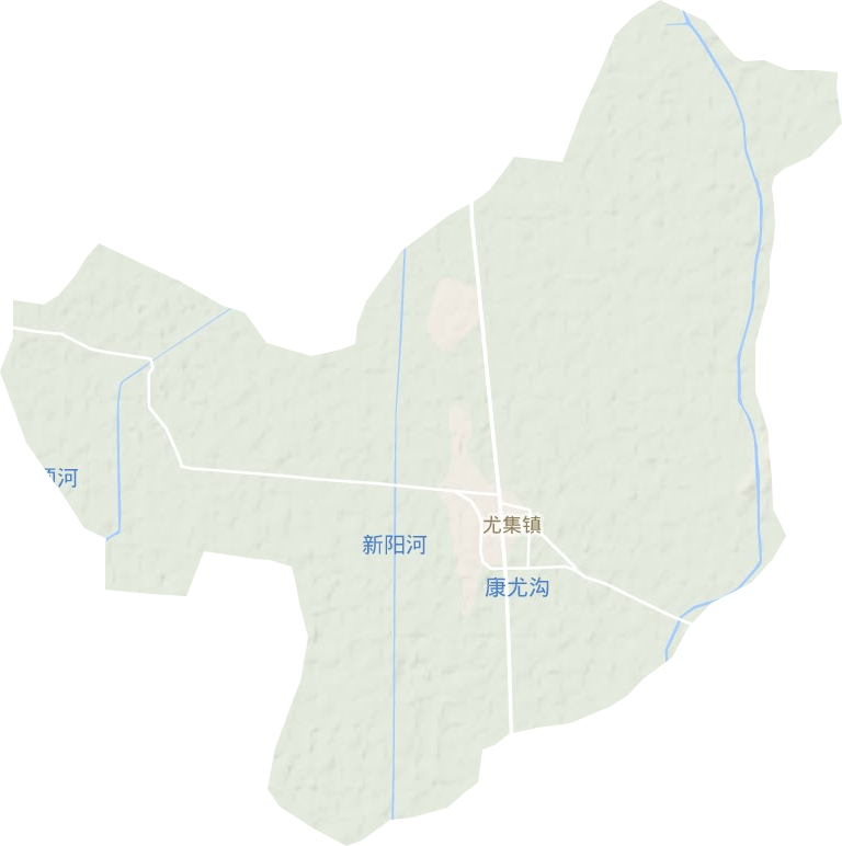 尤集鎮地形圖