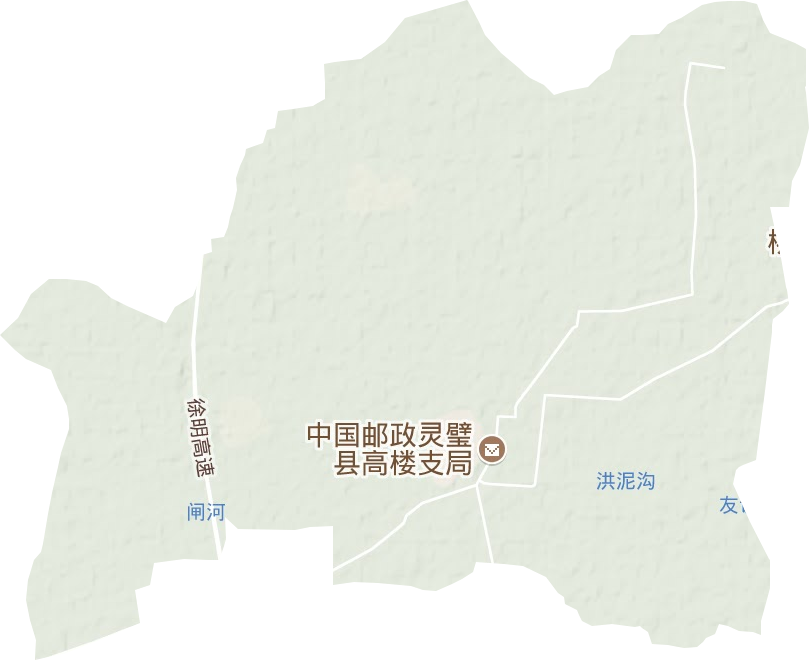 高樓鎮地形圖