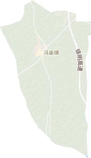 馮廟鎮地形圖