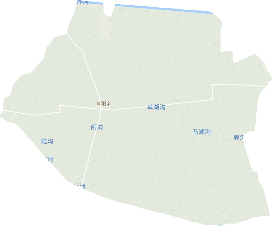 向陽鄉地形圖