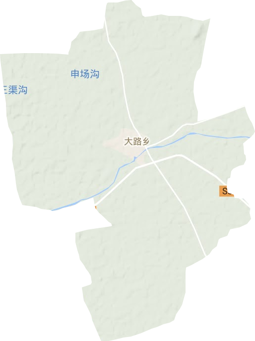 大路鄉地形圖
