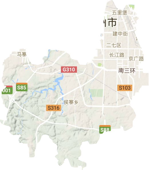 二七區地形圖