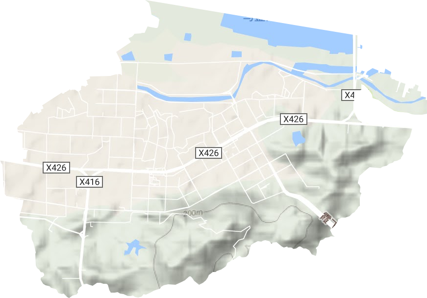 新陽街道地形圖