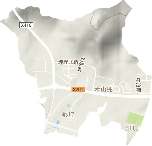海滄農場地形圖