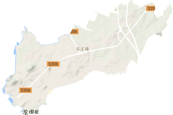 東莊鎮地形圖
