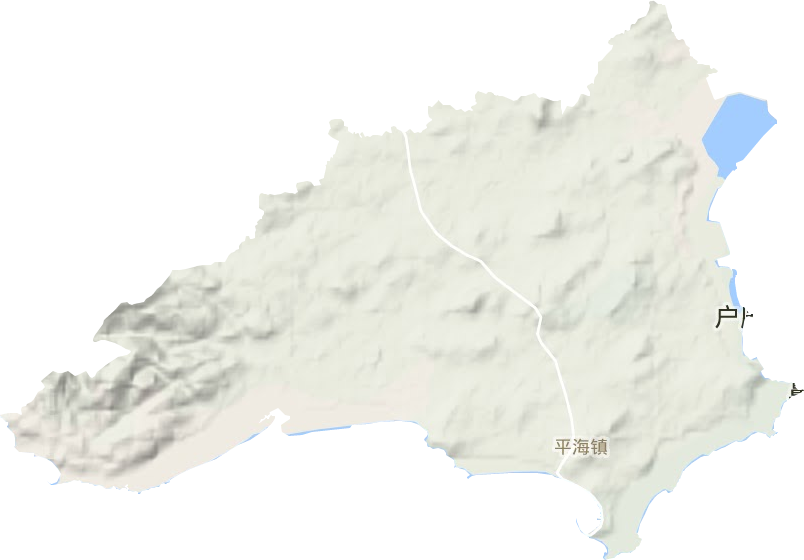 平海鎮地形圖