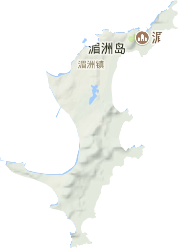 湄洲鎮(zhèn)地形圖