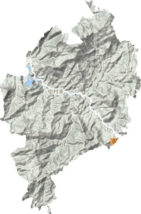 中村鄉地形圖