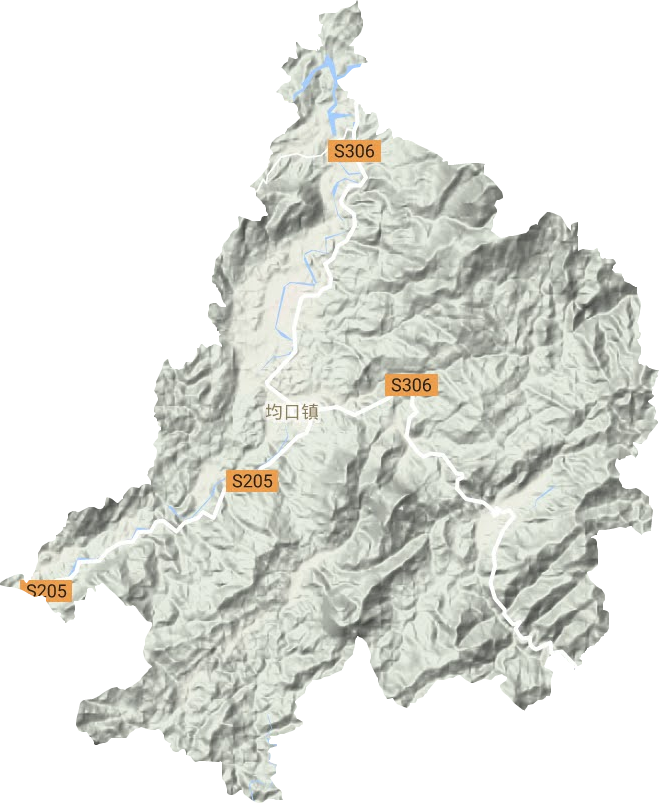 均口鎮地形圖