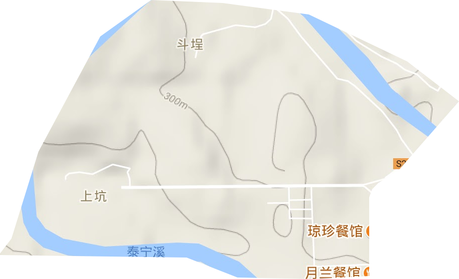 福建建寧經濟開發區地形圖