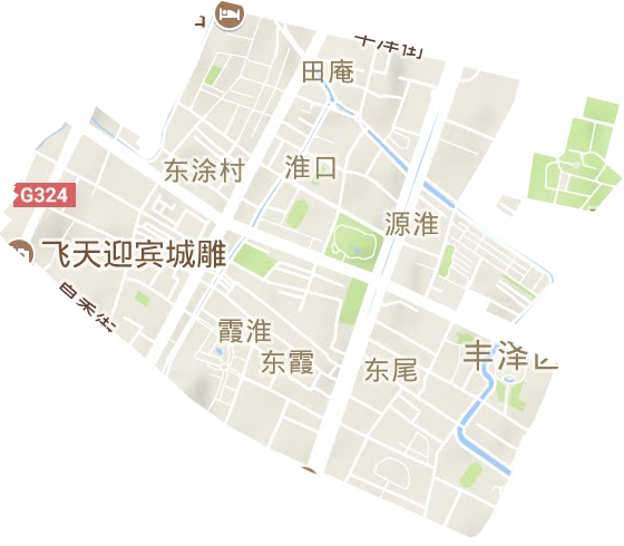 豐澤街道地形圖