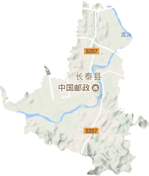 武安鎮地形圖
