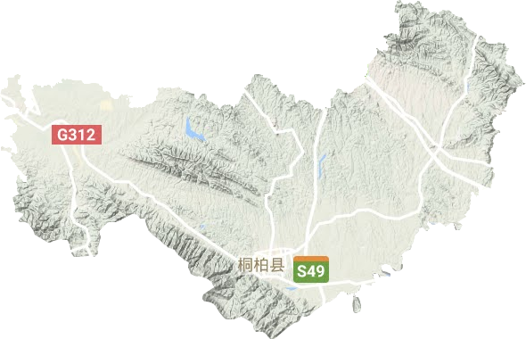 桐柏縣地形圖