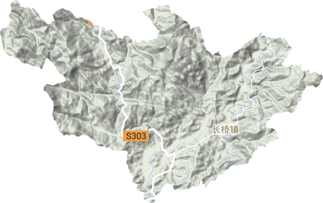 長橋鎮地形圖