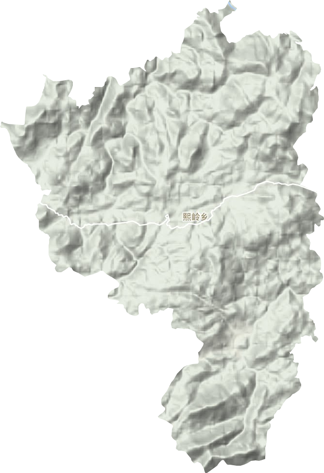 熙嶺鄉地形圖
