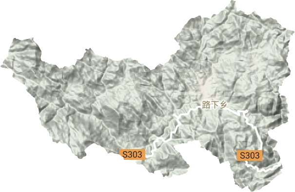 路下鄉(xiāng)地形圖