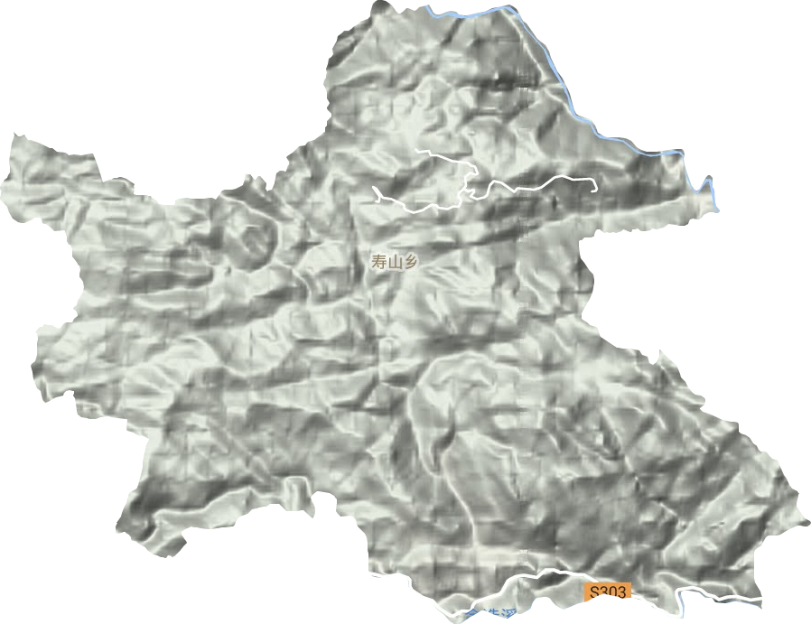 壽山鄉(xiāng)地形圖