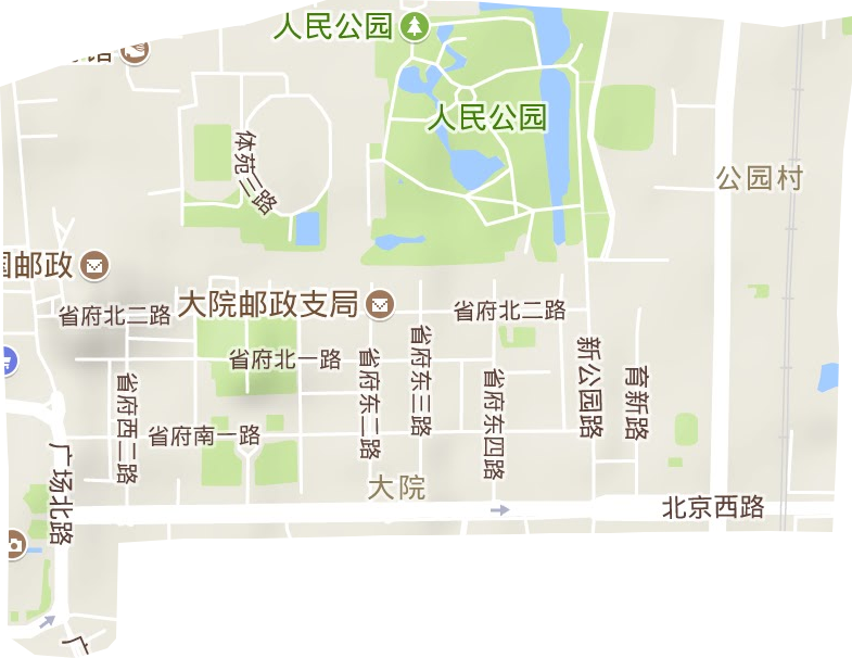 大院街道地形圖