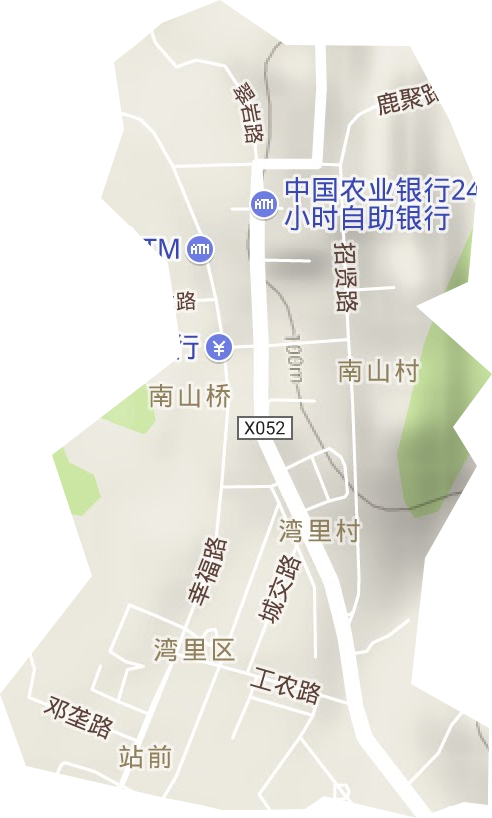 站前街道地形圖
