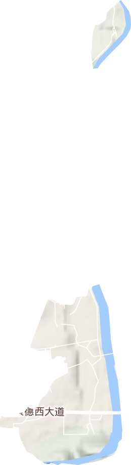 新楓街道地形圖