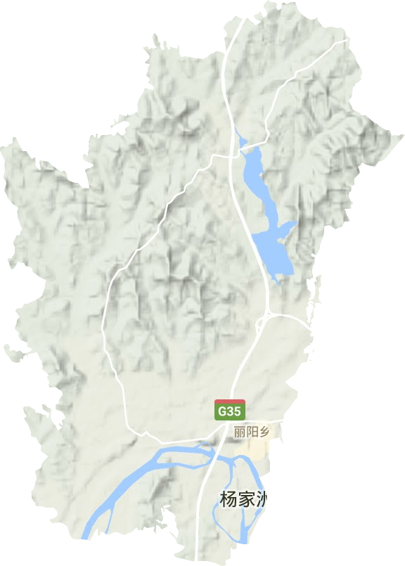 麗陽鄉地形圖