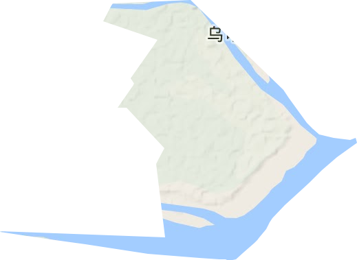 新洲墾殖場地形圖