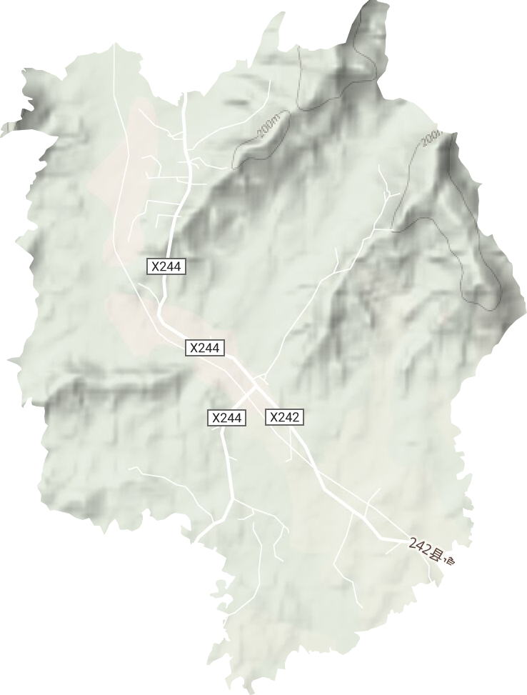 橫塘鎮(zhèn)地形圖