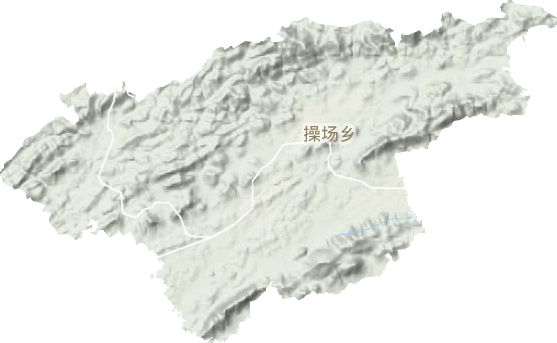 操場鄉地形圖