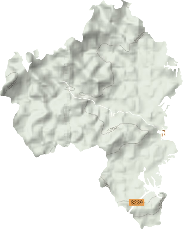 長(zhǎng)埠林場(chǎng)地形圖
