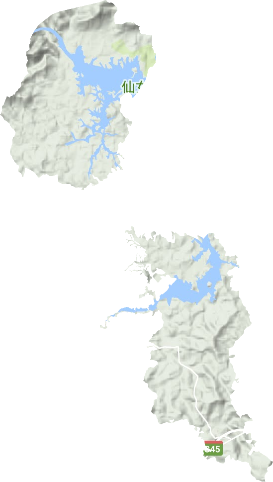 東坑林場地形圖